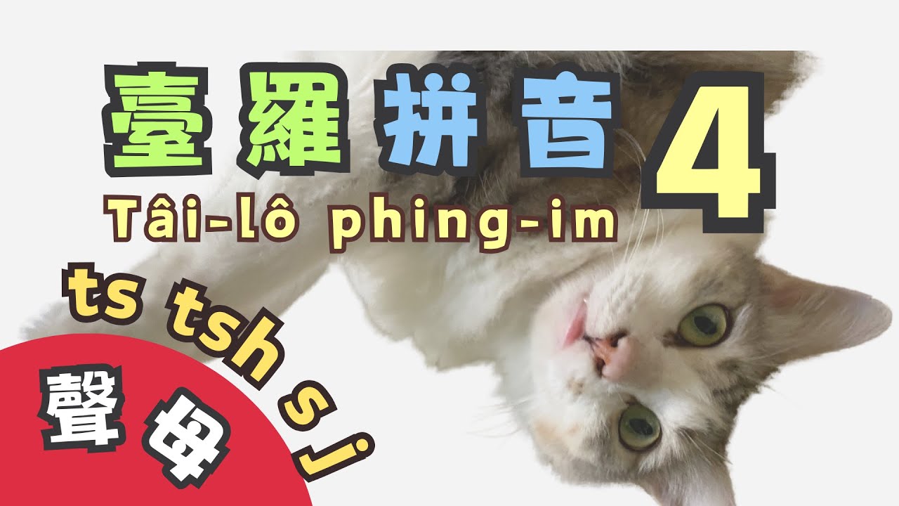 基礎臺羅04｜聲母｜ts tsh s j｜Taiwanese Romanization