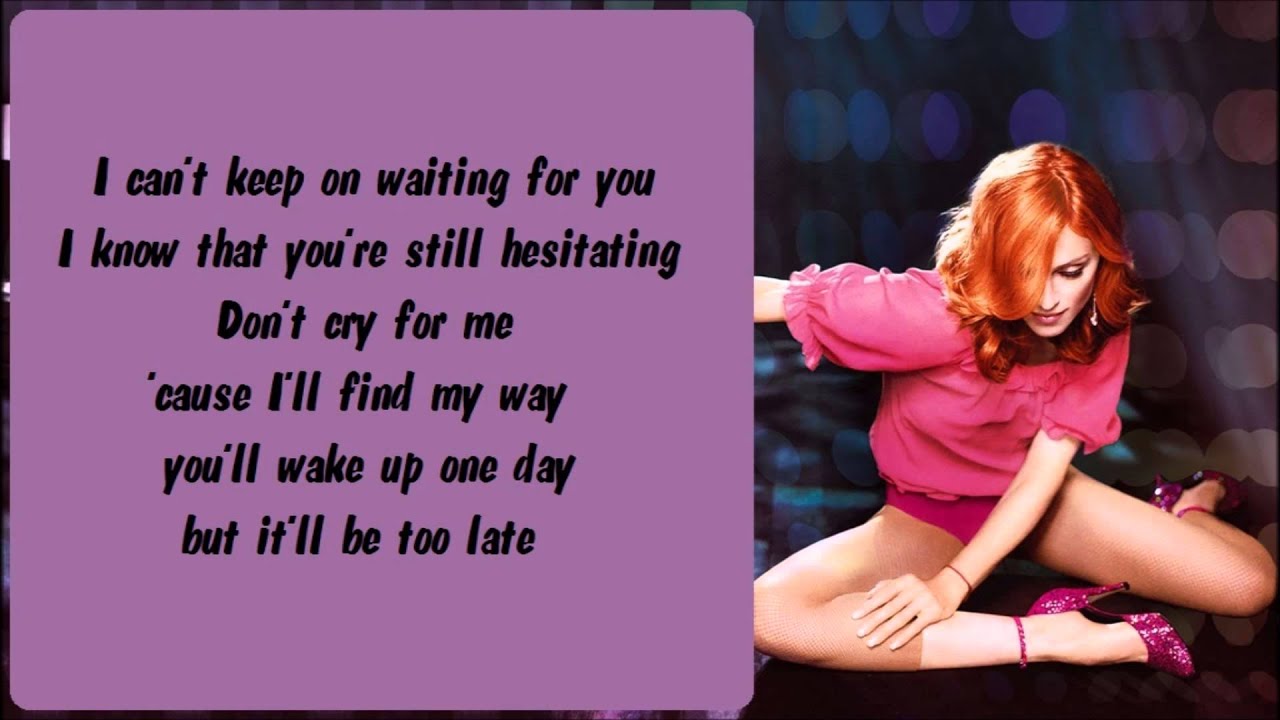 Madonna - Hung Up Karaoke / Instrumental with lyrics on screen