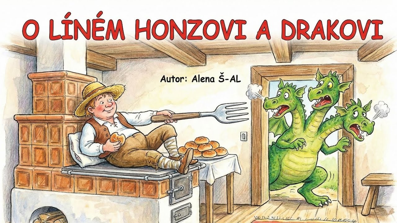 🐉 🎧O líném Honzovi a drakovi 🎧– Jak přemoci draka tvarohem? | Alena Šprynar a AL