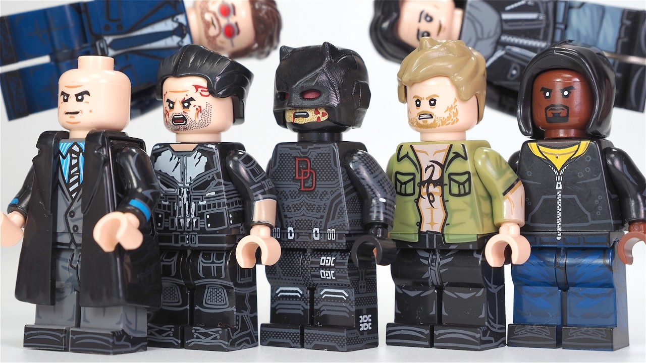 LEGO Daredevil: Born Again Season 2 | The Defenders | Kingpin Unofficial Lego Minifigures