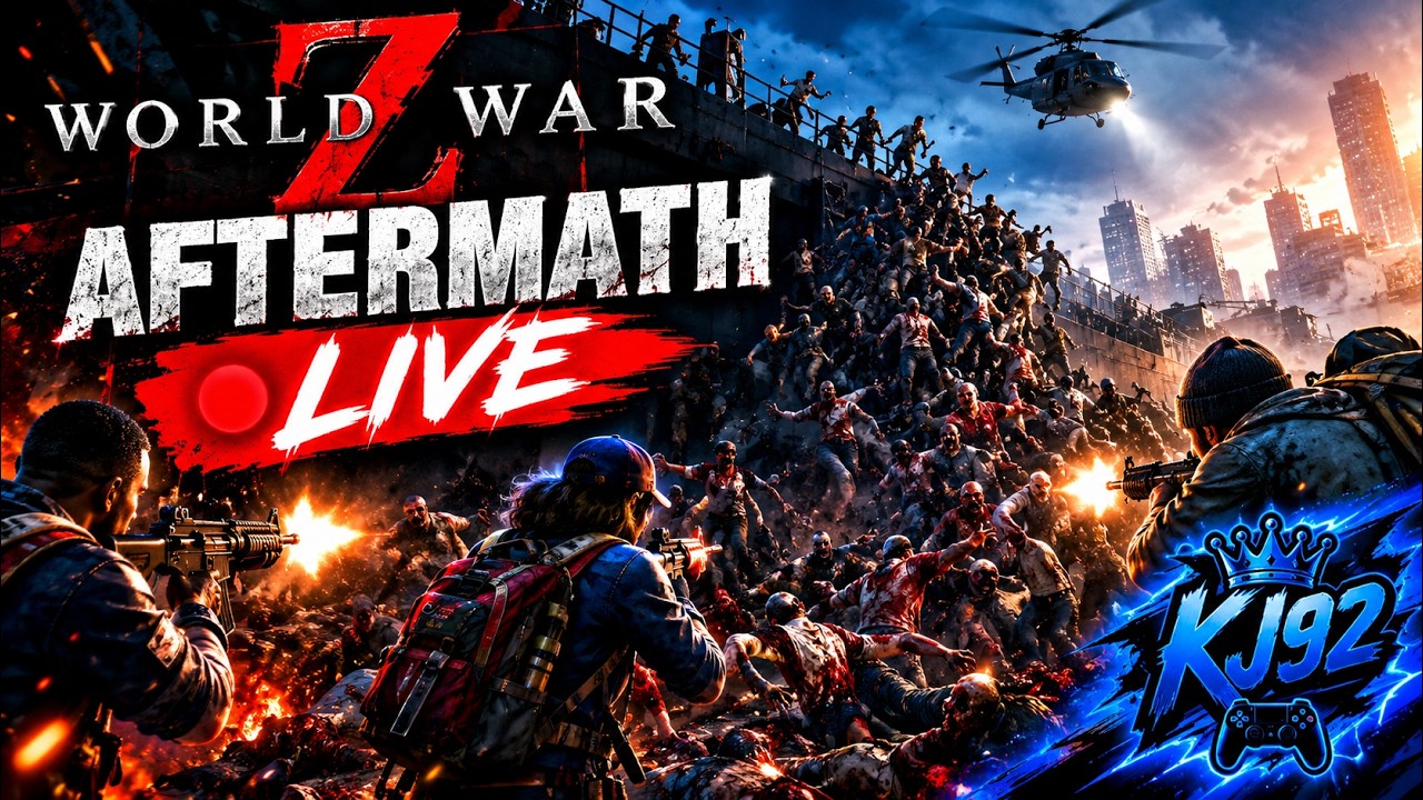 WORLD WAR Z: AFTERMATH LIVE 🧟&zwj;♂️ | ZOMBIE HORDE MODE IS CRAZY!