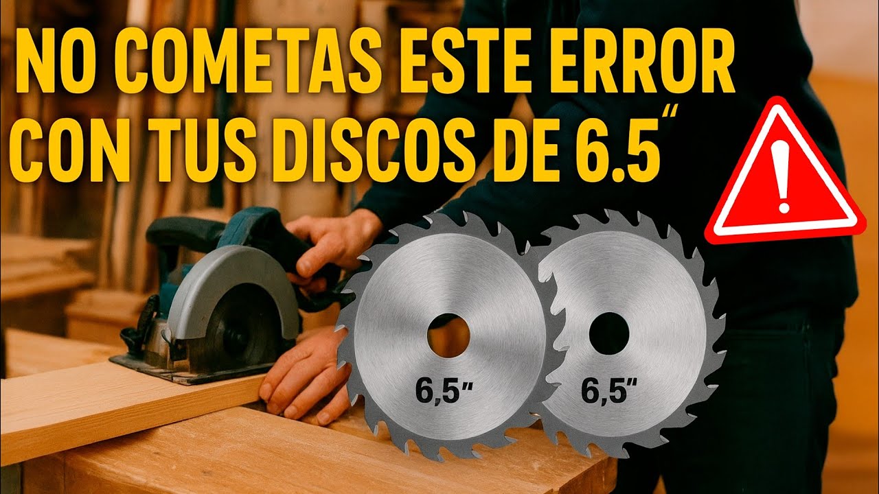 “Discos de sierra de 6.5” con eje de 20mm: difíciles de conseguir, pero valen la pena”
