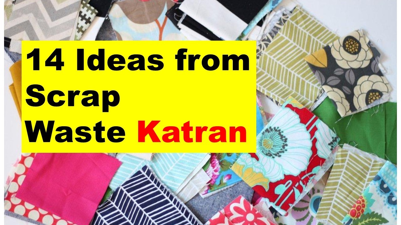 14 Amazing and creative ideas to reuse waste scrap | REUSE OR #RECYCLE OLD CLOTHES @diyprocessbyhema