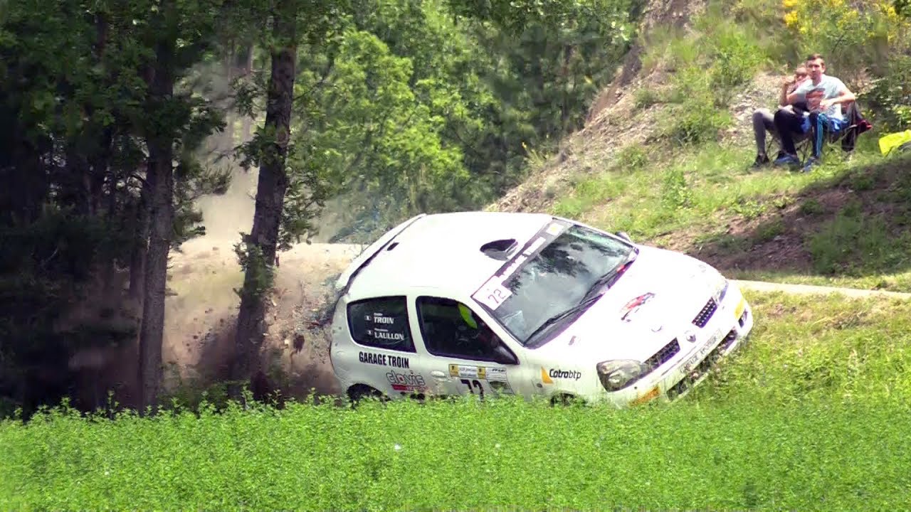 Rallye du Laragnais 2018 Best of day 2 Crash Luck