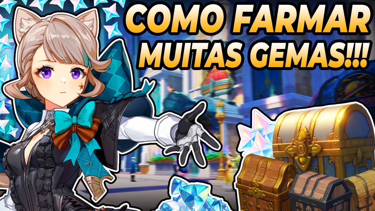 Como Conseguir MUITAS GEMAS no Genshin Impact!!! (ATUALIZADO)