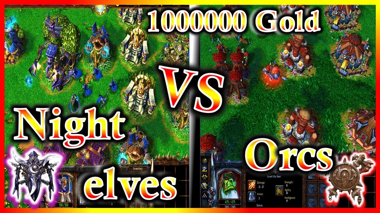 night elves vs orcs