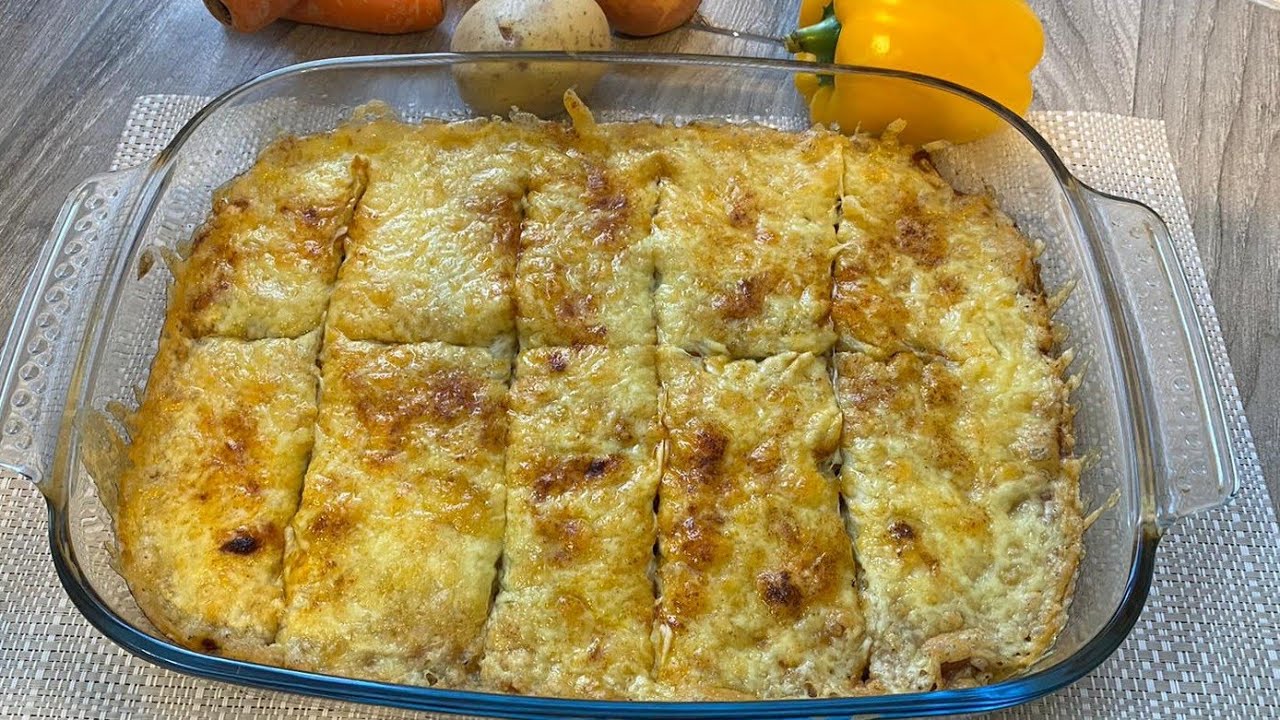 😋Kur perimet shijojnë më shumë se mishi🤩/Tavë e shëndetshme plot me vitamina.🥕🌶🥔