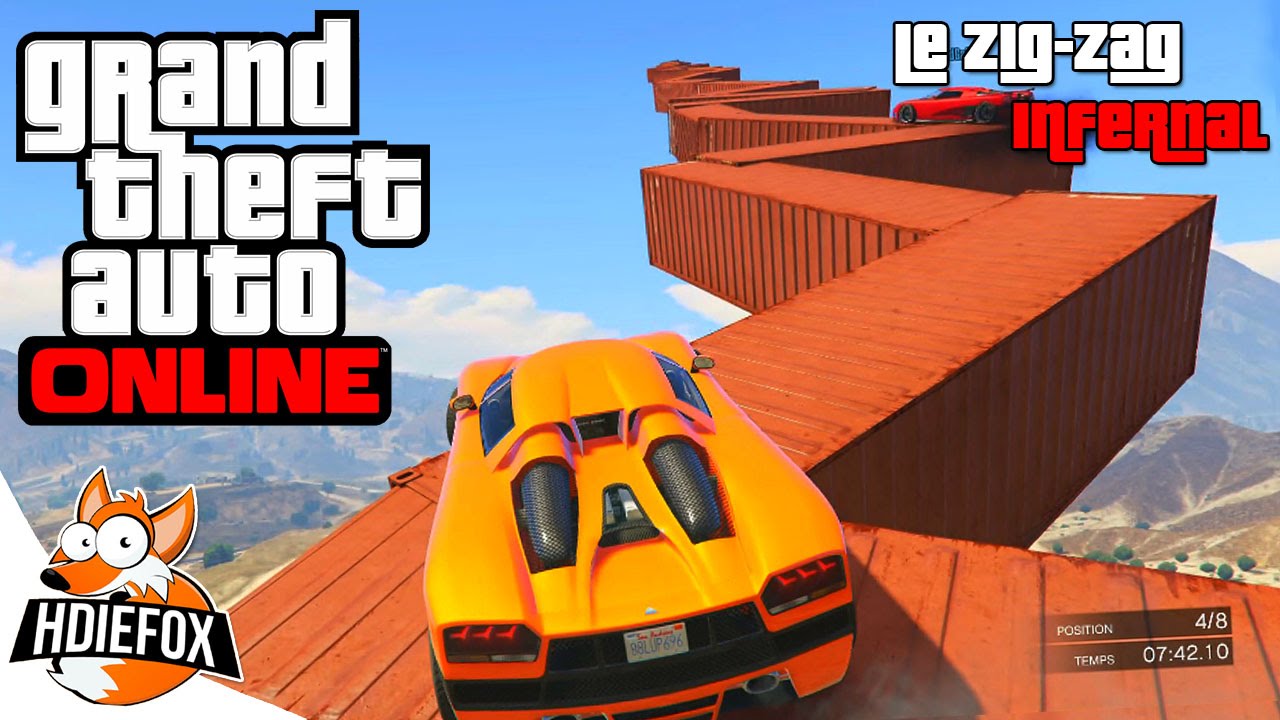 GTA ONLINE : Le ZIG-ZAG INFERNAL | Course Délire WTF (FR)