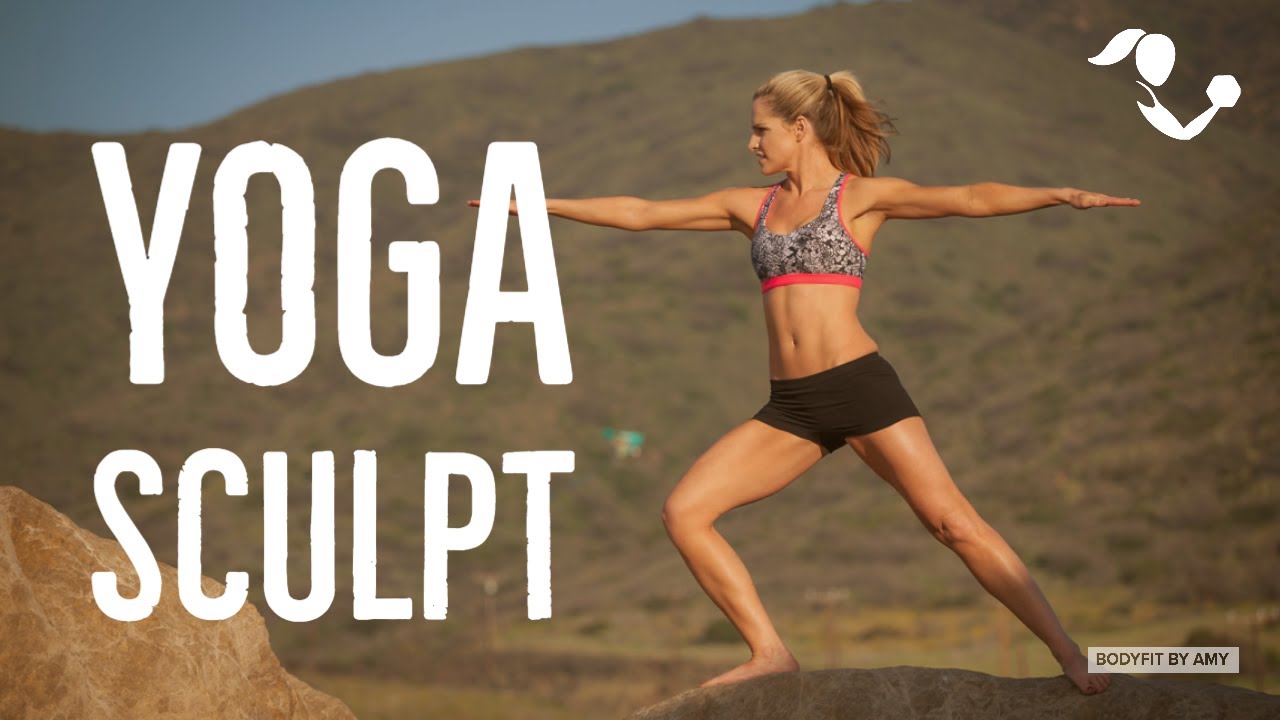 Day #19 // 30 Minute Yoga Sculpt Workout: At Home Full Body Yoga for Strength & Flexibility