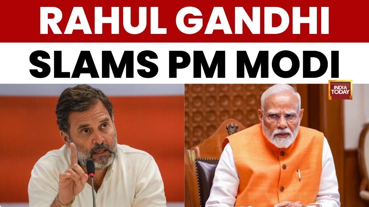 Rahul Gandhi Slams PM Modi Over Delhi Pollution: 'India's Children Are Choking' | India Today News