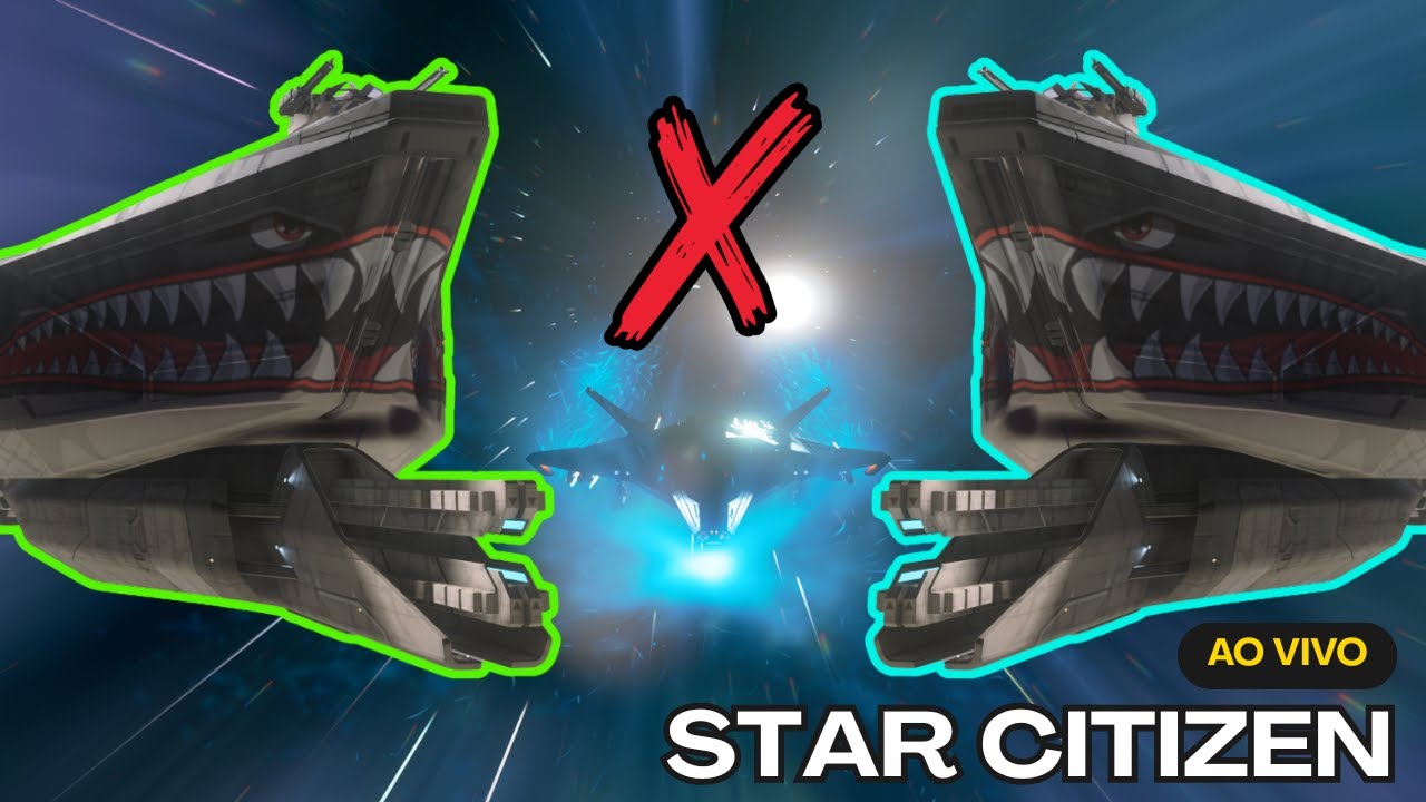 🔴STAR CITIZEN | COMBATE entre ORGs - Gameplay AO VIVO
