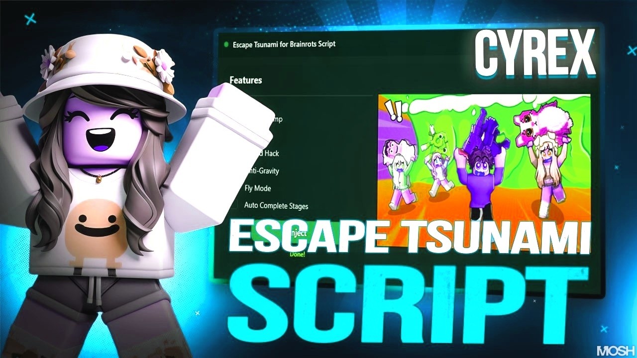 Escape Tsunami For Brainrots Script *NO KEY* - TP TO END, DUPE, ARCADE FARM, AUTO FARM