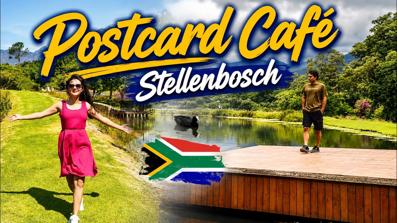Postcard Café at Stark-Condé Wines, Stellenbosch, South Africa | A Place That Slows Time - 4K