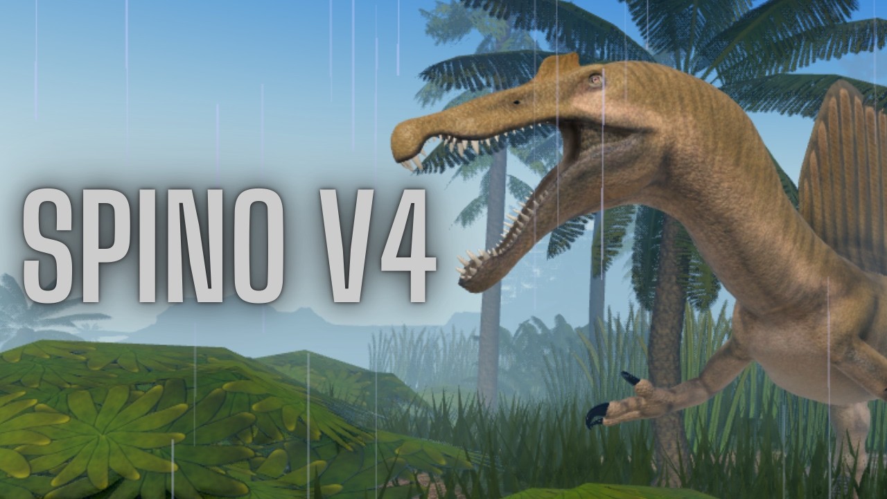 Spinosaurus V4 Remodel! | Roblox Dinosaur World Mobile Showcase