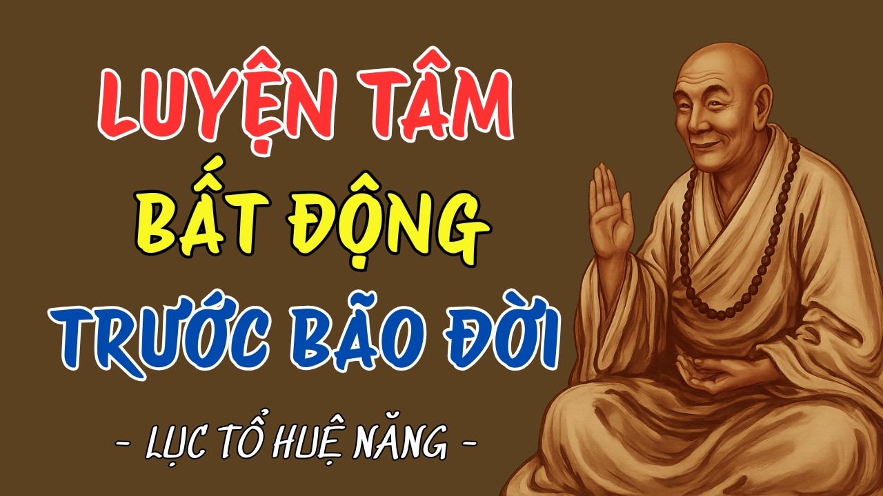 LỤC TỔ HUỆ NĂNG: Bí quyết luyện tâm bất động trước bão đời để sống rực rỡ và bình yên #luctohuenang