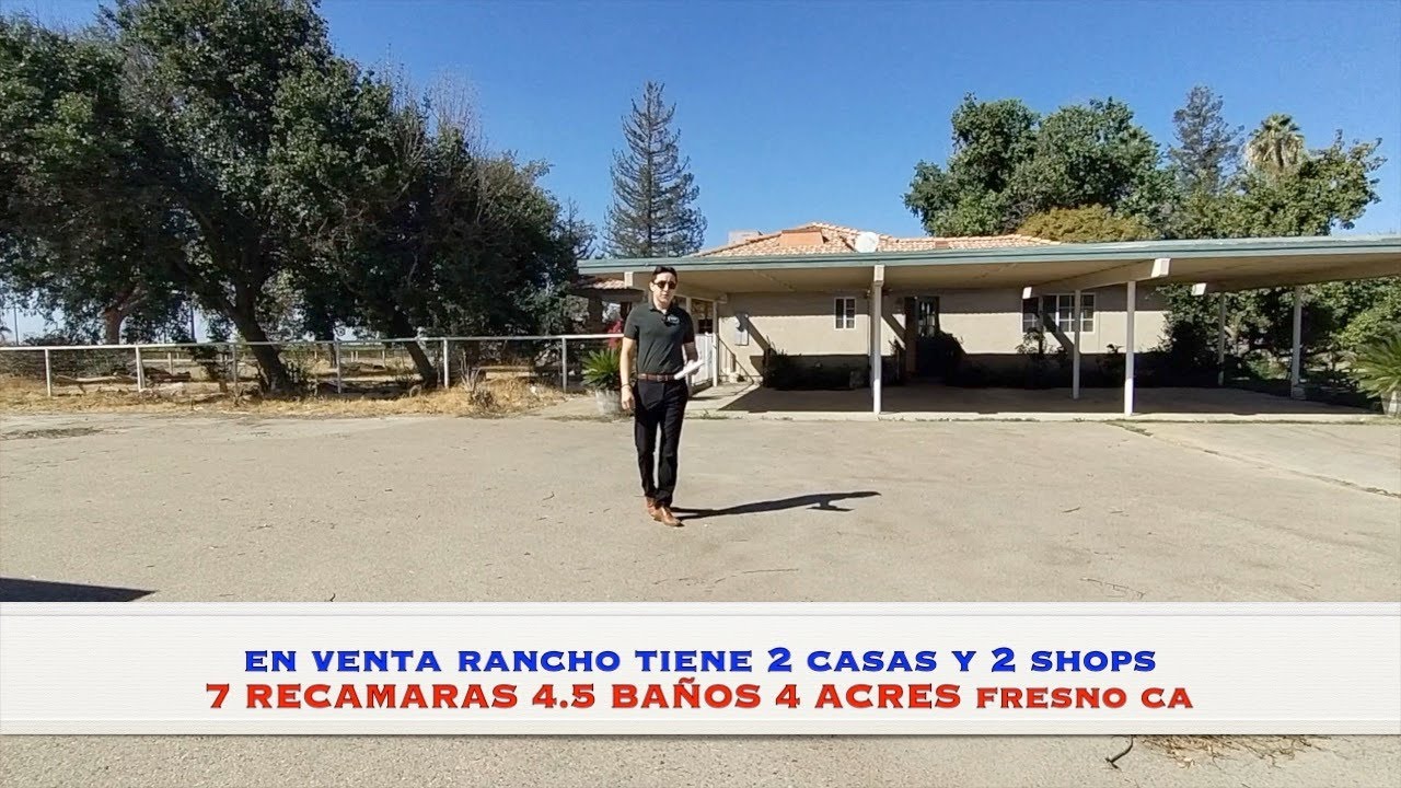 En Venta Rancho tiene 2 casas y 2 shops en Fresno CA