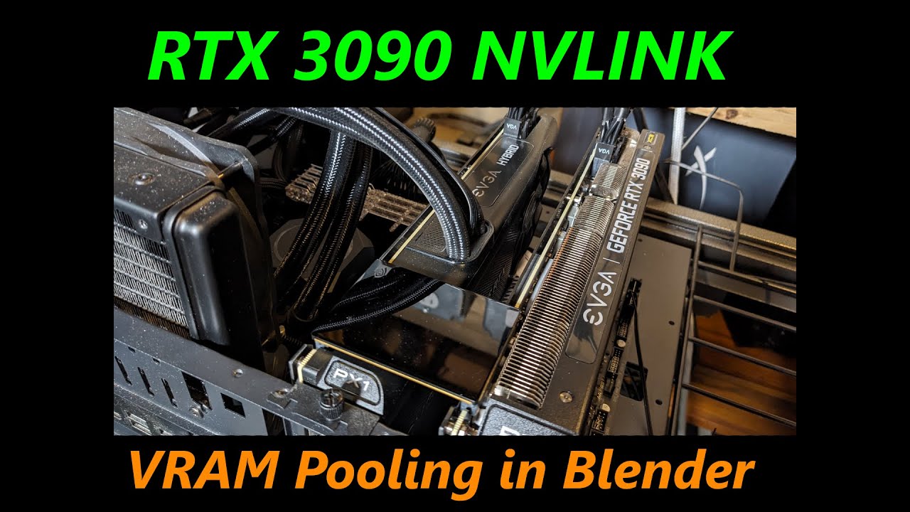 Does Nvidia NVLink work in Blender? | RTX 3090 VRAM Pooling