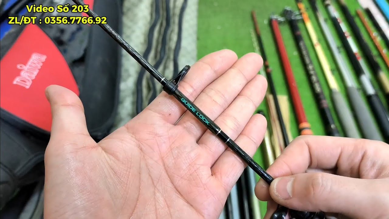 Video Số 203 : Túi Da Ba Ngăn & Túi Cứng Daiwa - Lô Cần Câu Nhật Ikada, Tay Lóng Ngắn Chế Độ Zoom