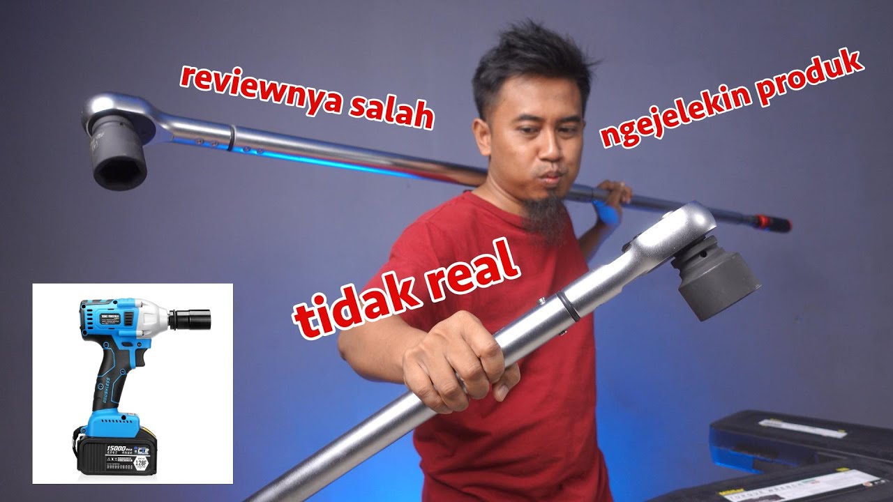 klarifikasi cara kami mereview impact wrench - SUPPORTED BY MOLLAR PROFESIONAL POWERTOOLS