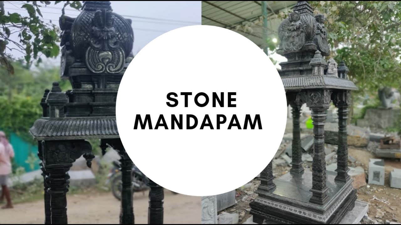 Stone mandapam installation | Tamil  | Granite |  #Mahabalipuram.