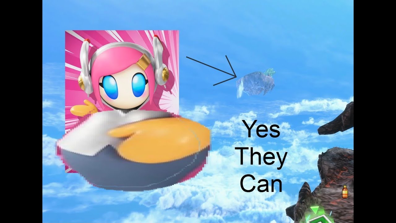 Can The Heavy Characters Reach the Secret Island in Kirby Air Riders?
