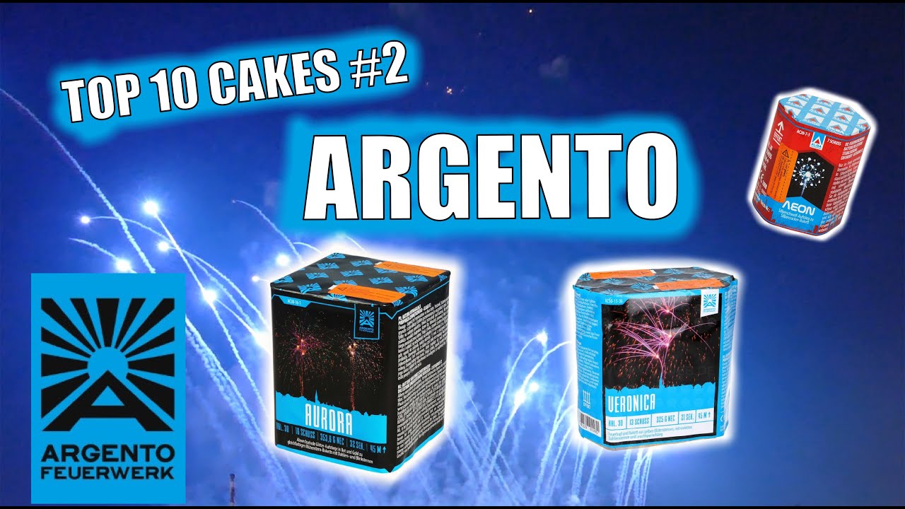 TOP 10 CAKES #2 Argento | Pyro Special