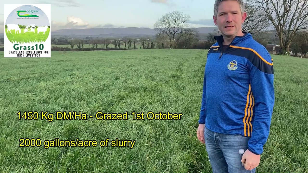 Reviewing the grazing season with Knockmore new dairy entrant Alan Duggan.