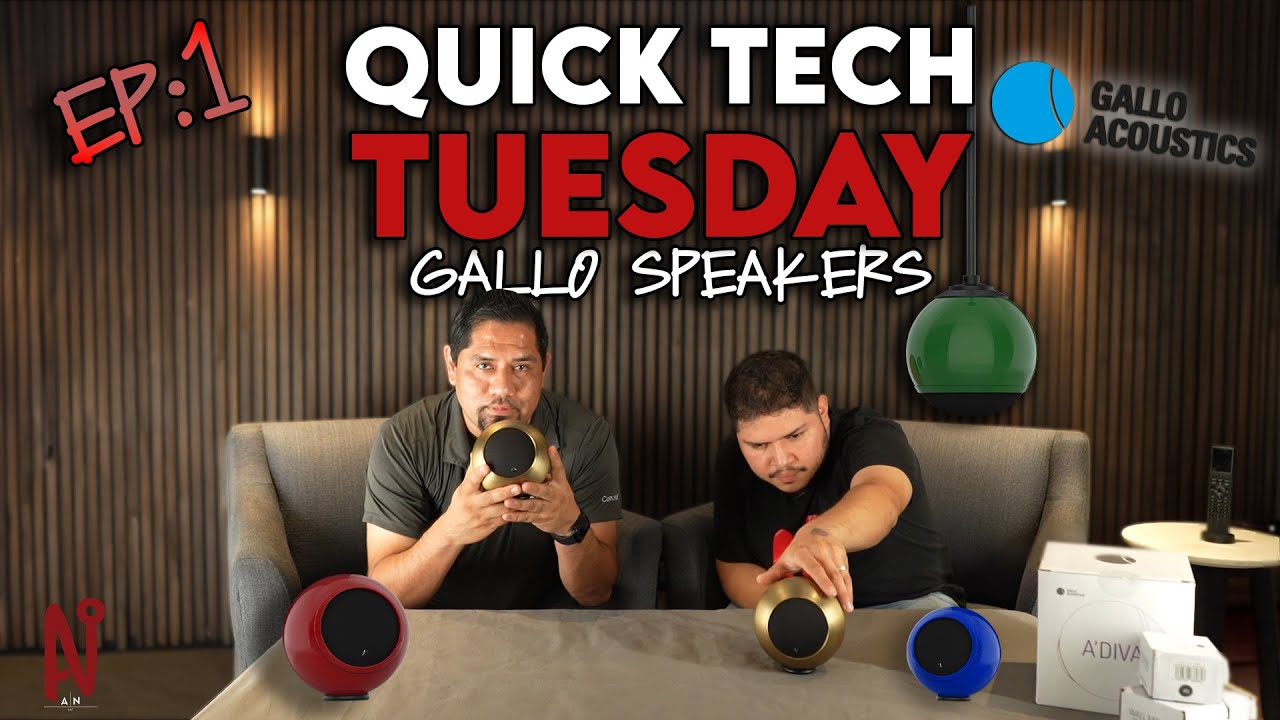 Is This the Best Speaker for Your Dream Home ?! - Gallo Acoustics - Quick Tech Tuesday