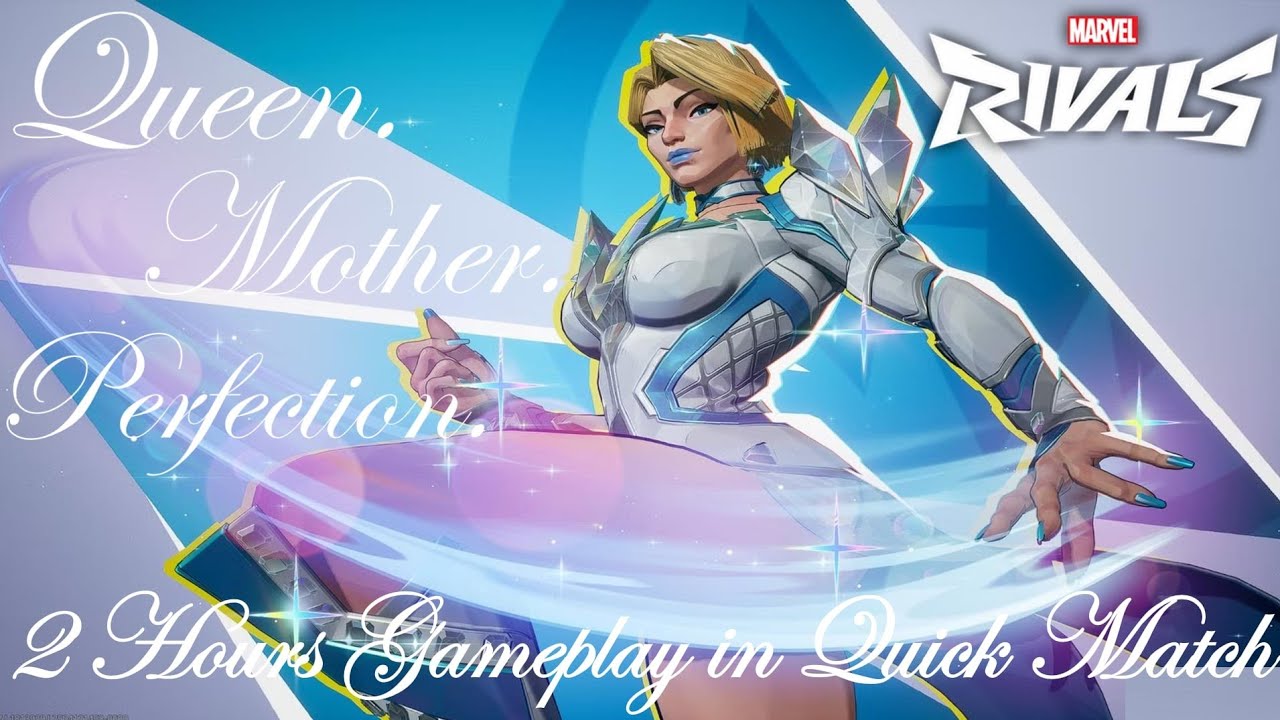 2 hours playing Emma Frost in Quick Match💎🩵 | Marvel Rivals PS5 Gameplay