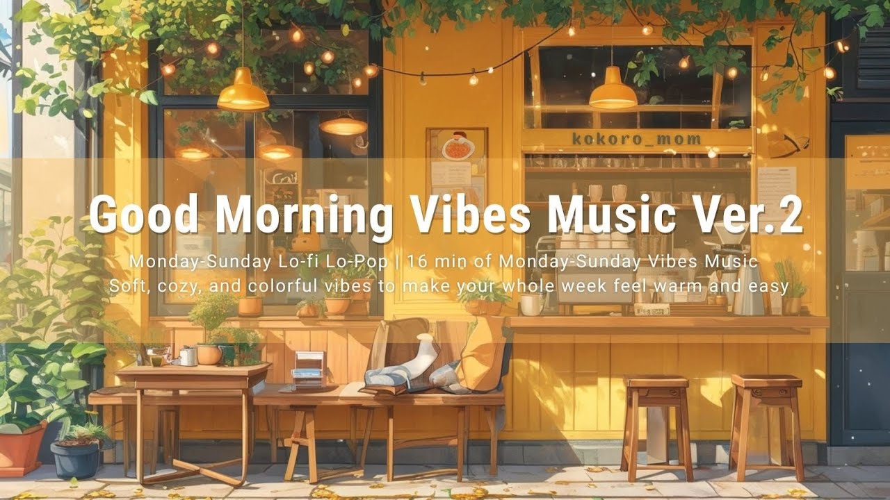 Good Morning Vibes Ver. 2  | Lo-Fi, Lo-Pop Music Monday- Sunday (16 Min) ☕🎶