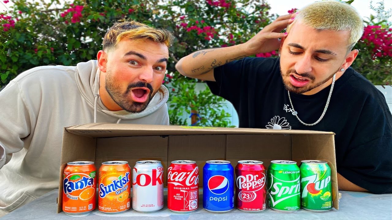 Best Friends Do Blindfold Soda Tasting Challenge!