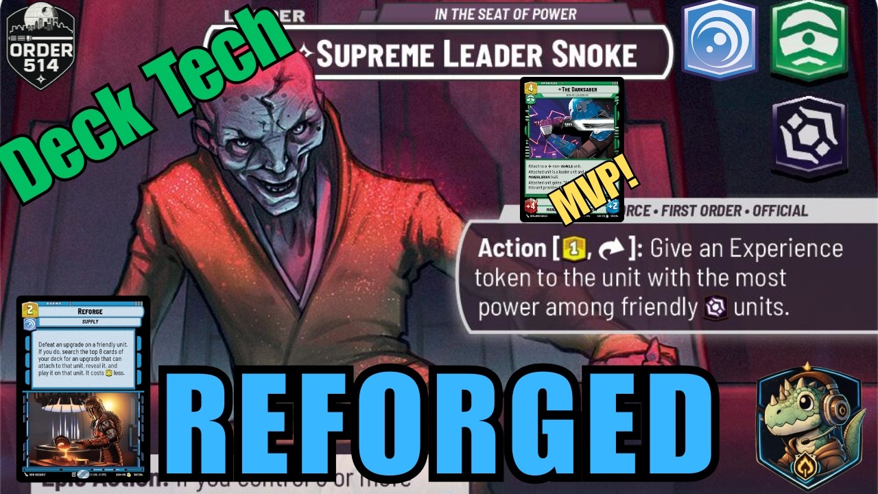 ASH Supreme Leader Snoke Deck Guide (Vigilance) | Star Wars Unlimited Snoke Deck Tech + Strategy