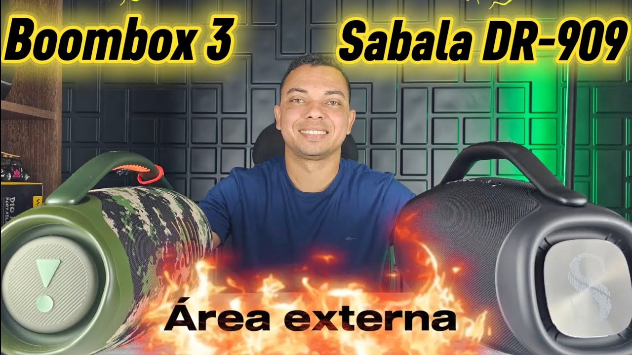 Area externa, quem apanhou? Boombox 3 ❌️ Sabala DR-909 ATUALIZADA 15/01/26. 