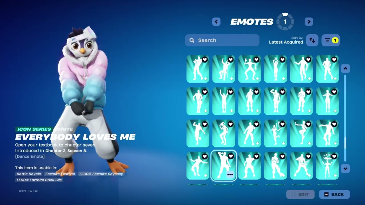 ВСЕ ЭМОЦИИ И ТАНЦЫ ИЗ СЕРИИ ICON В FORTNITE! (Часть 3)