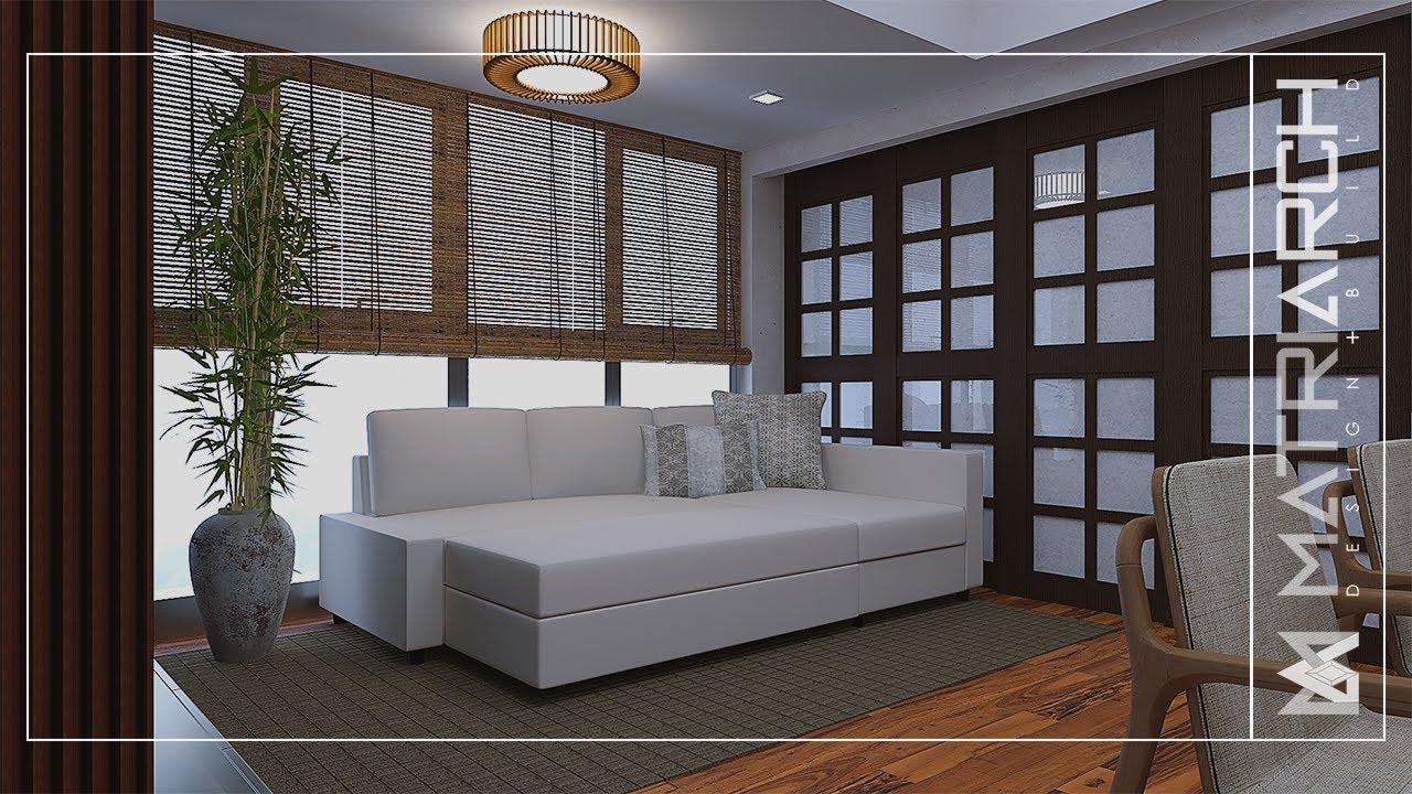 Japanese-Scandinavian Inspired Interiors | 90 sqm Condo Architectural Animation