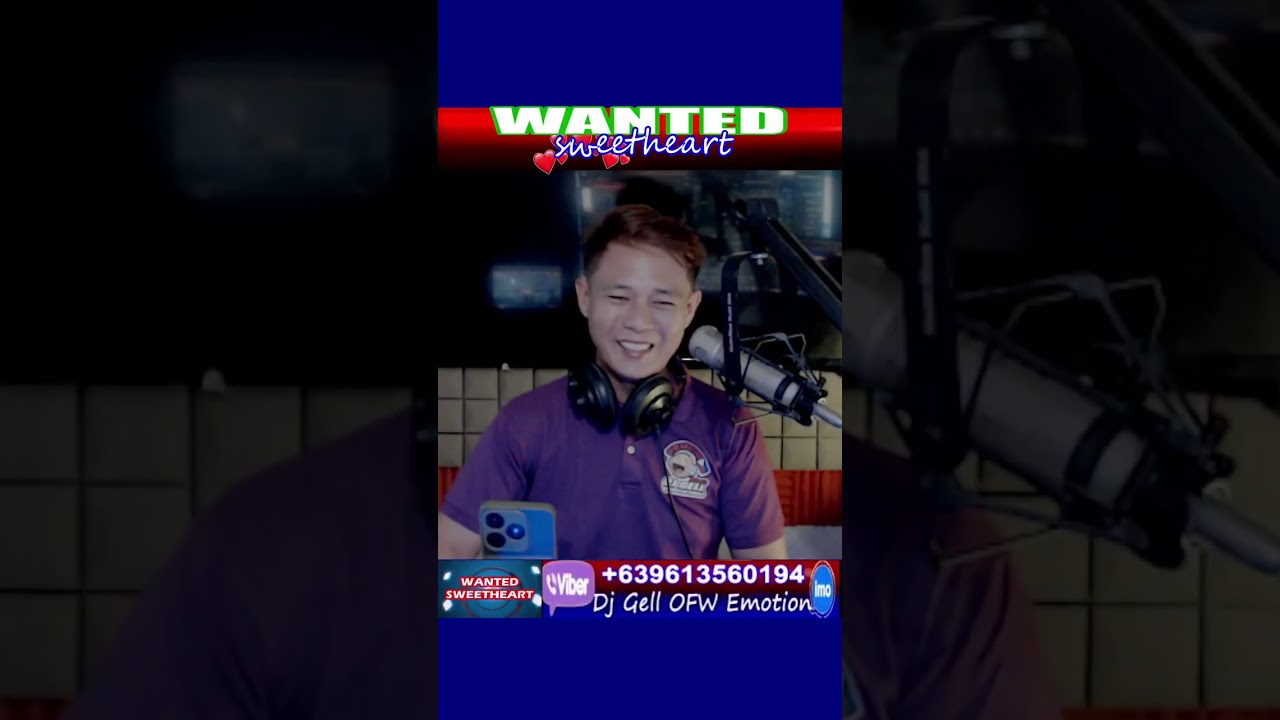 Live Now : Wanted Sweetheart with DJ Gell OFW Emotion Tv.Radio / Feb 03, 2026 / 7-10PM