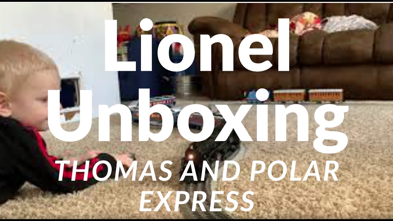 Распаковка Lionel Polar Express и объединение с Thomas and Friends LionChief