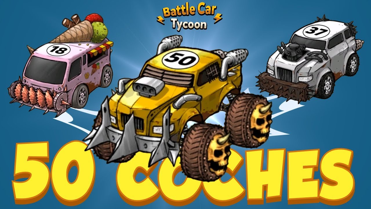 Battle Car Tycoon: Idle Merge Arena | DESBLOQUEAMOS LOS 50 COCHES | Gameplay