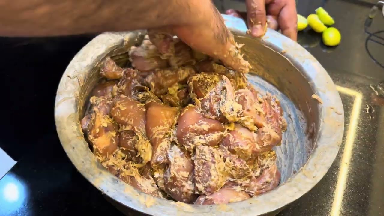 12-hour marinated chicken, air fried to crispy perfection—juicy, flavorful, and guilt-free! 🍗🔥