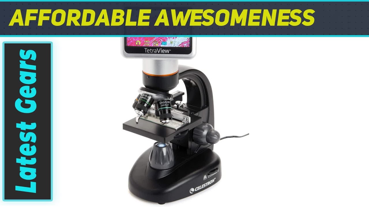 Celestron TetraView LCD Digital Microscope &ndash; Best for Beginners and Pros