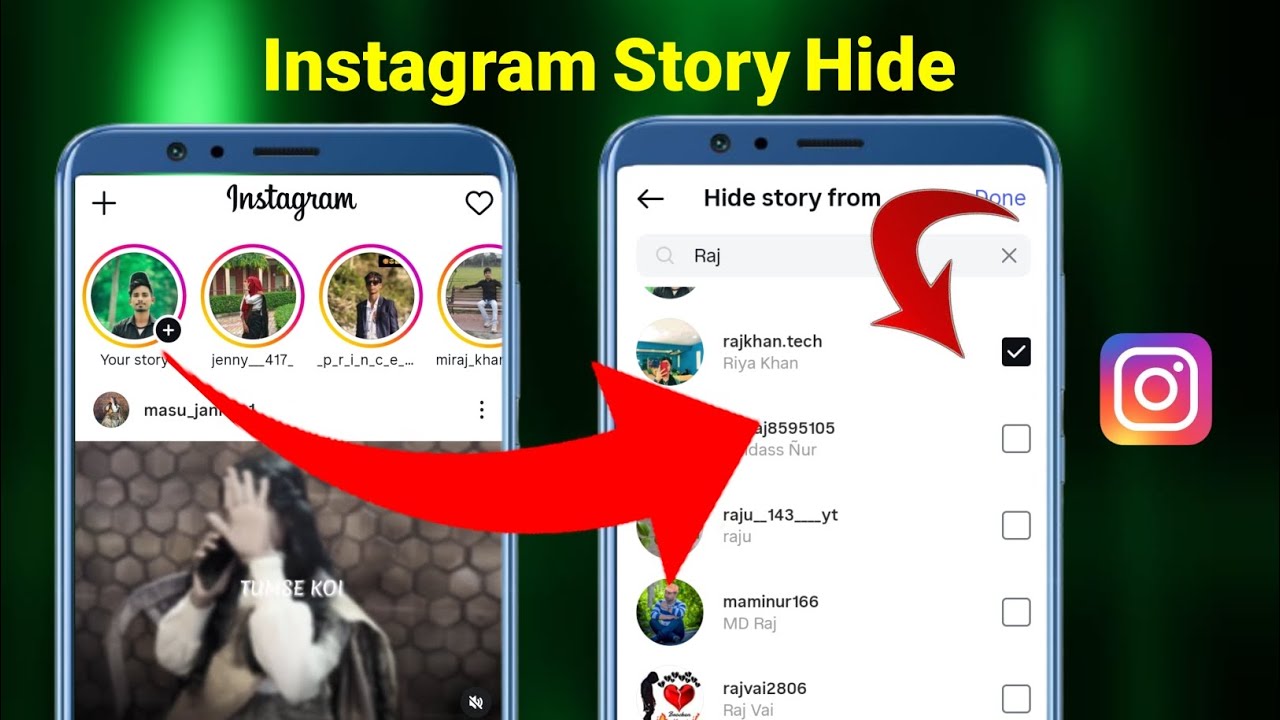 Instagram Story Hide || Instagram Story Hide Kivabe Korbo | How To Hide Instagram Story From Someone