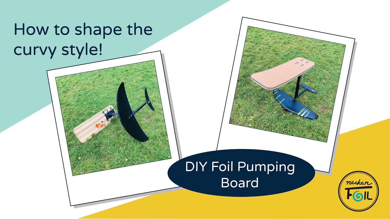 The curvy shaped Koi: Building a wooden Foil Pumping Board (DIY)