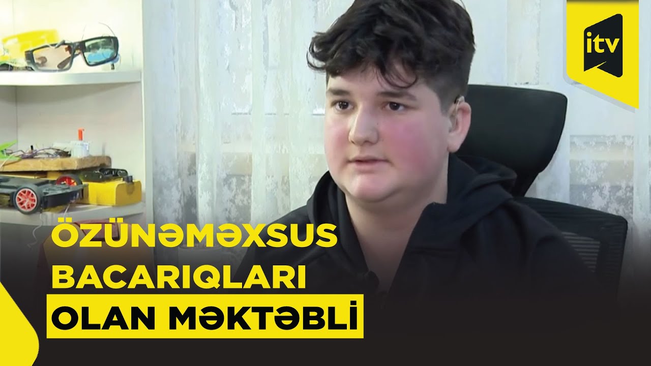 297 nömrəli məktəbin şagirdi Arif Zeynalzadənin əl işləri