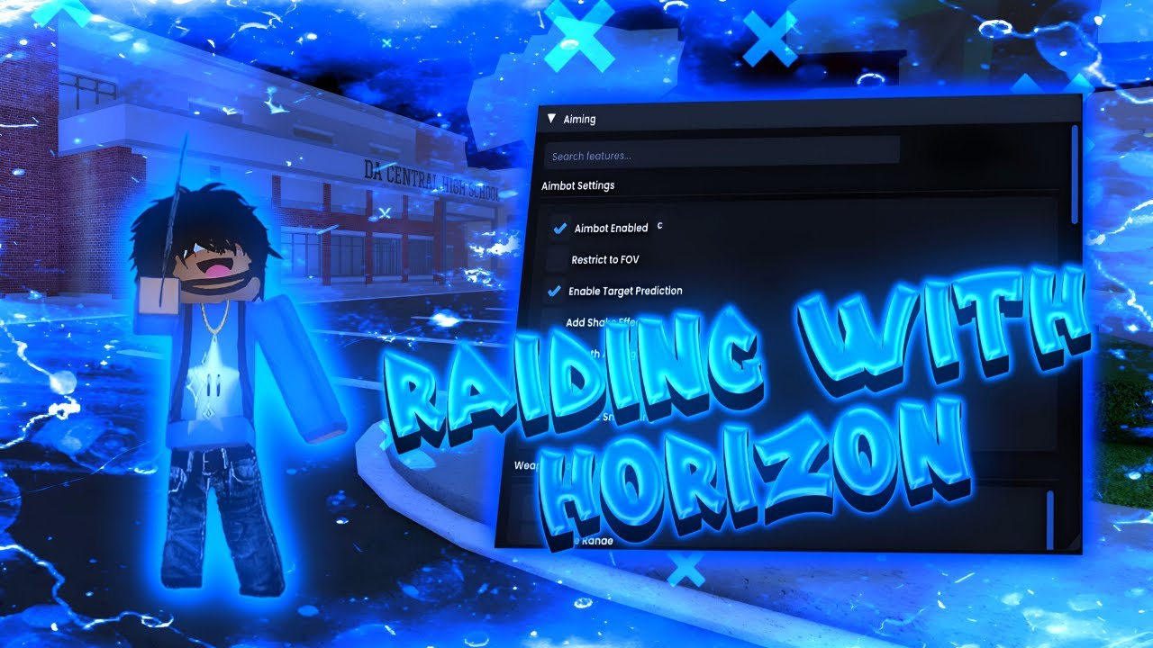 Raiding with the best FREE External In Dahood #horizon (Silent Aim)