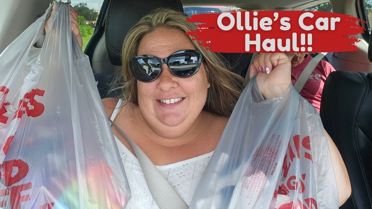 OLLIES CAR HAUL IN FLORIDA!! AMAZING FINDS FROM AN AMAZING STORE I DON'T HAVE AT HOME!