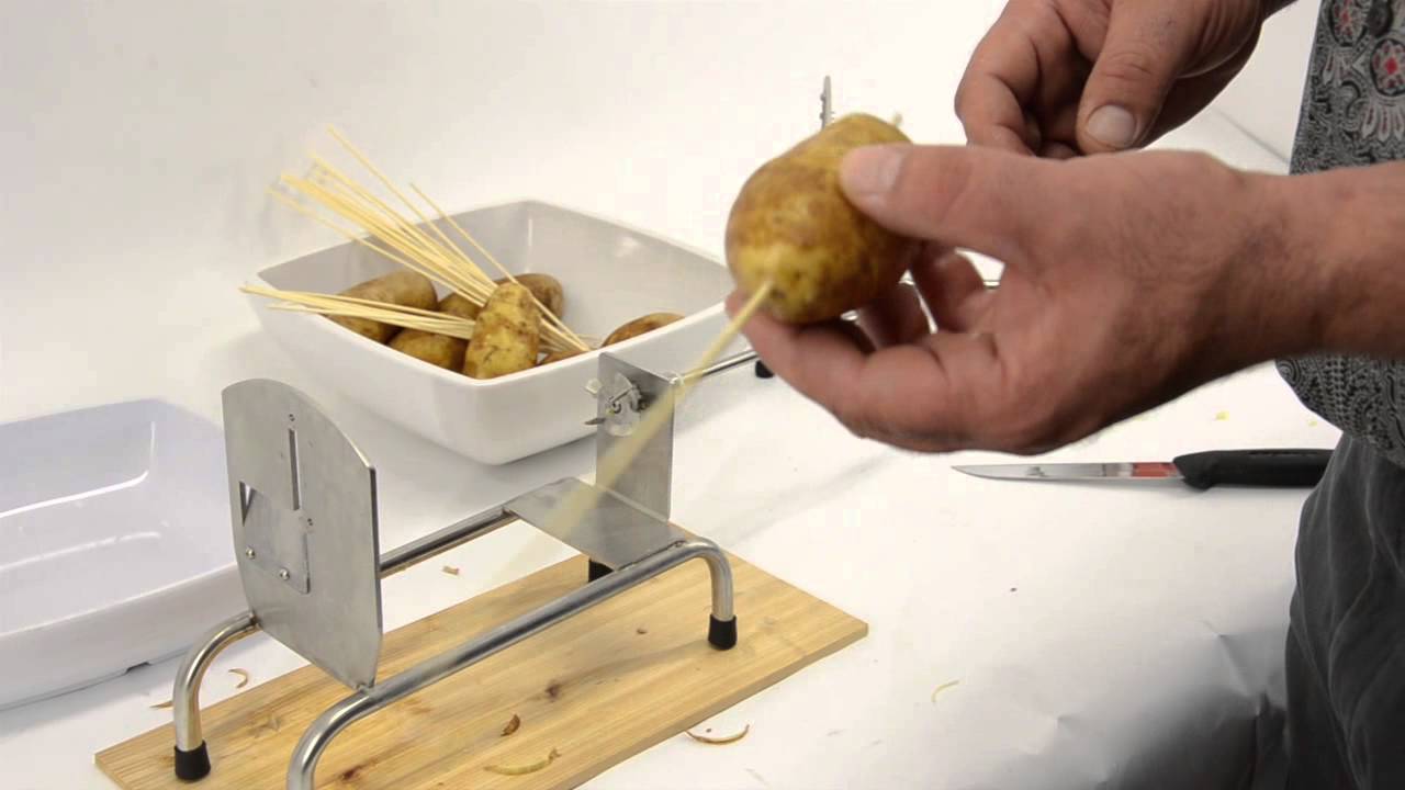 How to Make Tornado/Spiral Potato, Chips, or Curly Fries by Omcan Inc.