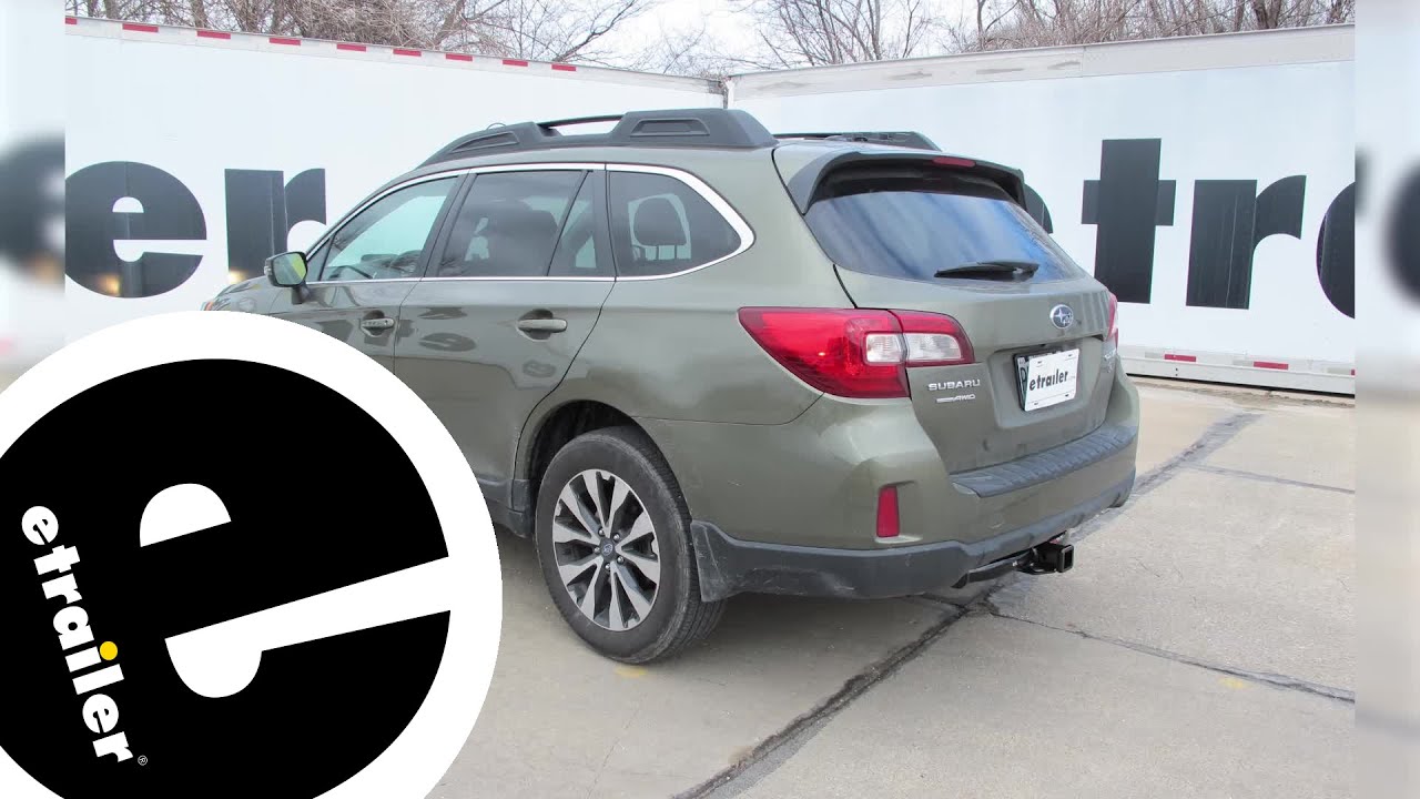 etrailer | Installation: Curt Trailer Hitch Receiver on a 2015 Subaru Outback Wagon