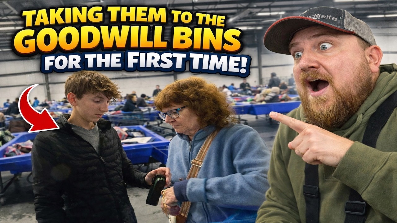 Their First time at the Goodwill Bins
