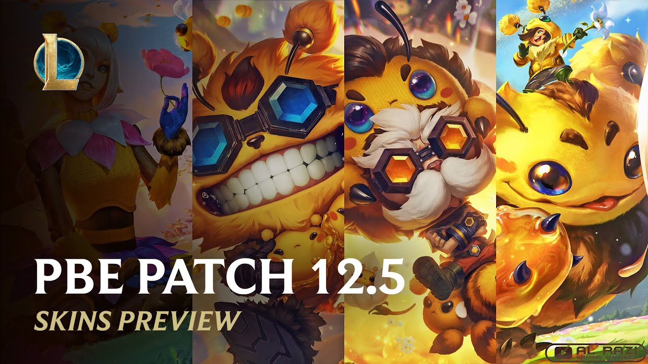 Heimerstinger, BZZZiggs, Orbeeanna, Nunu & Beelump | Skins Preview | Patch 12.5 - League of Legends