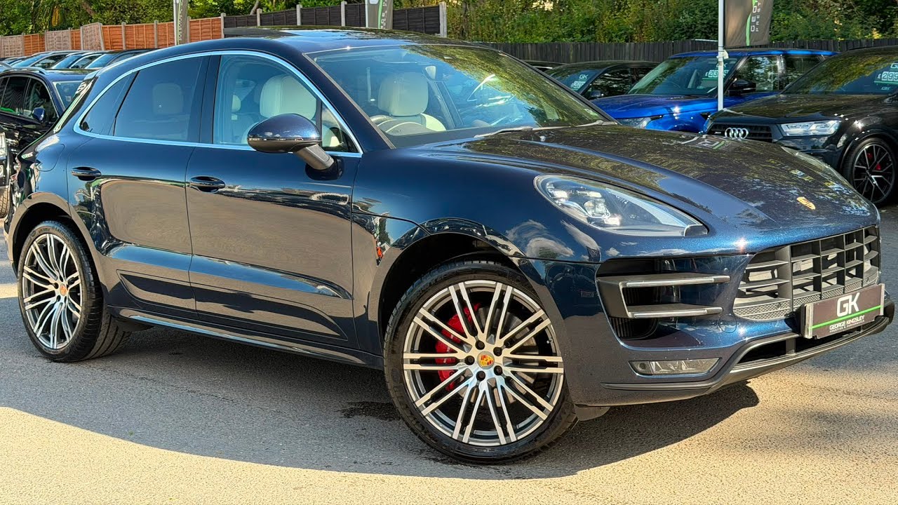 2017/67 Porsche Macan Turbo with Pan Roof, CarPlay, Bose for sale at George Kingsley, Colchester